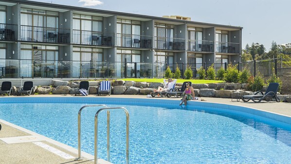 Seasonal outdoor pool