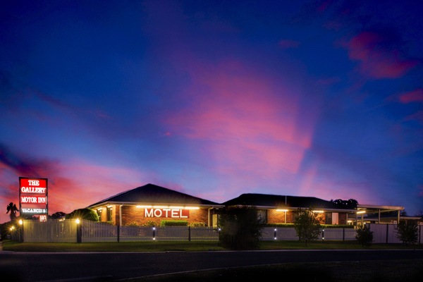 Front of property – evening/night