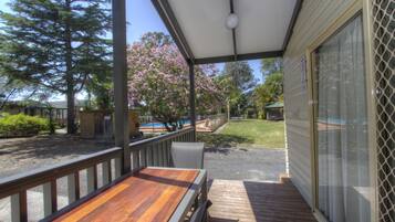 Deluxe Cabin, 2 Bedrooms, Kitchen | View from room