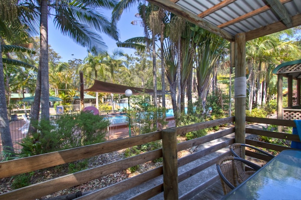 Wattle Spa Cabin | View from room