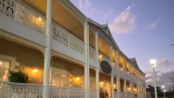 Front of property – evening/night