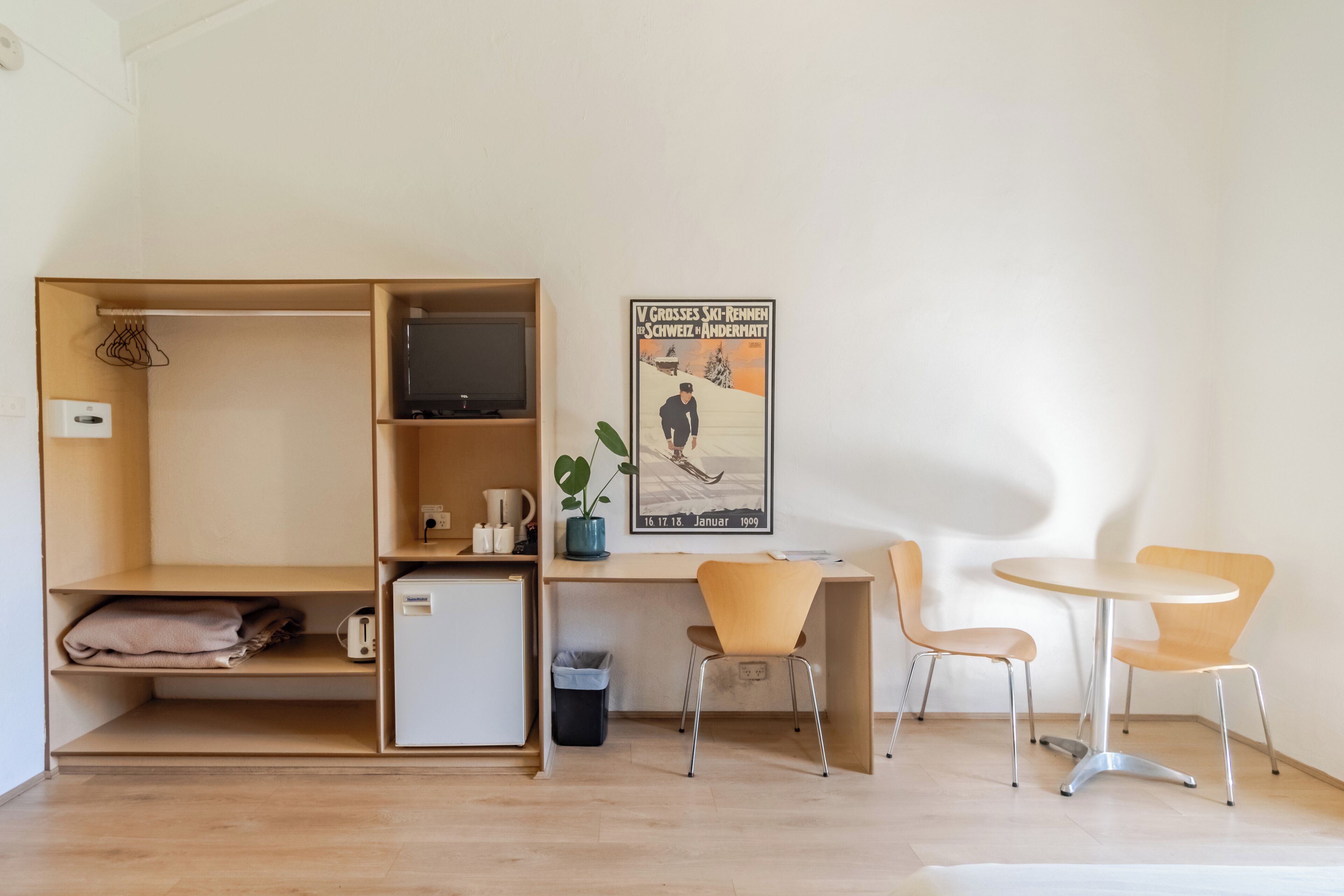 Desk, iron/ironing board (on request), free WiFi, bed sheets