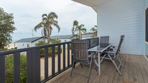 Holiday Unit (elevated) -  1 queen, 1 bunk & 1 single | Balcony view