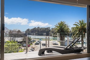 Presidential Apartment, 3 Bedrooms, Sea View | Balcony view - Esplanade Apartments (Whitianga)