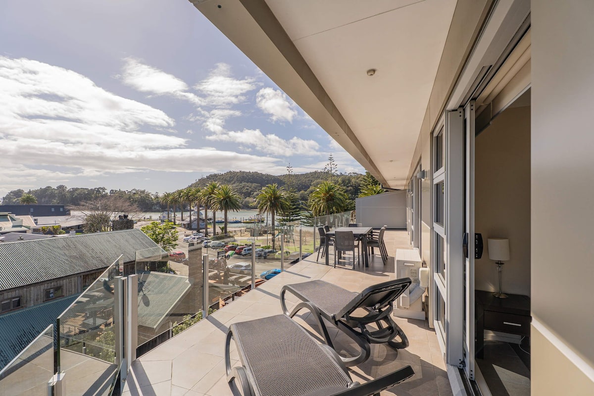 Uitzicht vanaf balkon