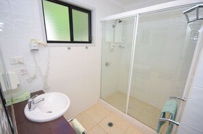 Standard Suite, 2 Bedrooms, Kitchen (Waterview Villa) | Bathroom | Shower, hair dryer, towels