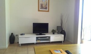 Televisión de pantalla plana, reproductor de DVD