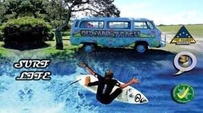 A van with 'Old Surf Beach' written on it parked by the roadside. - Lanis on the Beach - Old Bar (Old Bar)
