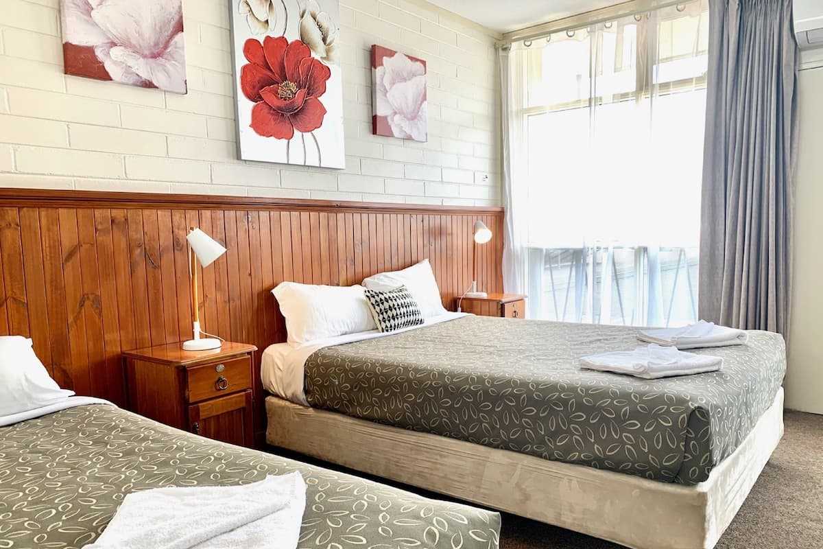 Budget Twin Room (upstairs) | Individually decorated, desk, laptop workspace, blackout curtains