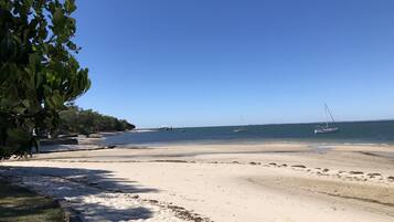 Beach nearby, white sand