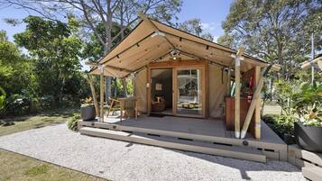 Hideaway Tent (Shared Bathroom) | Iron/ironing board, free WiFi, individually decorated