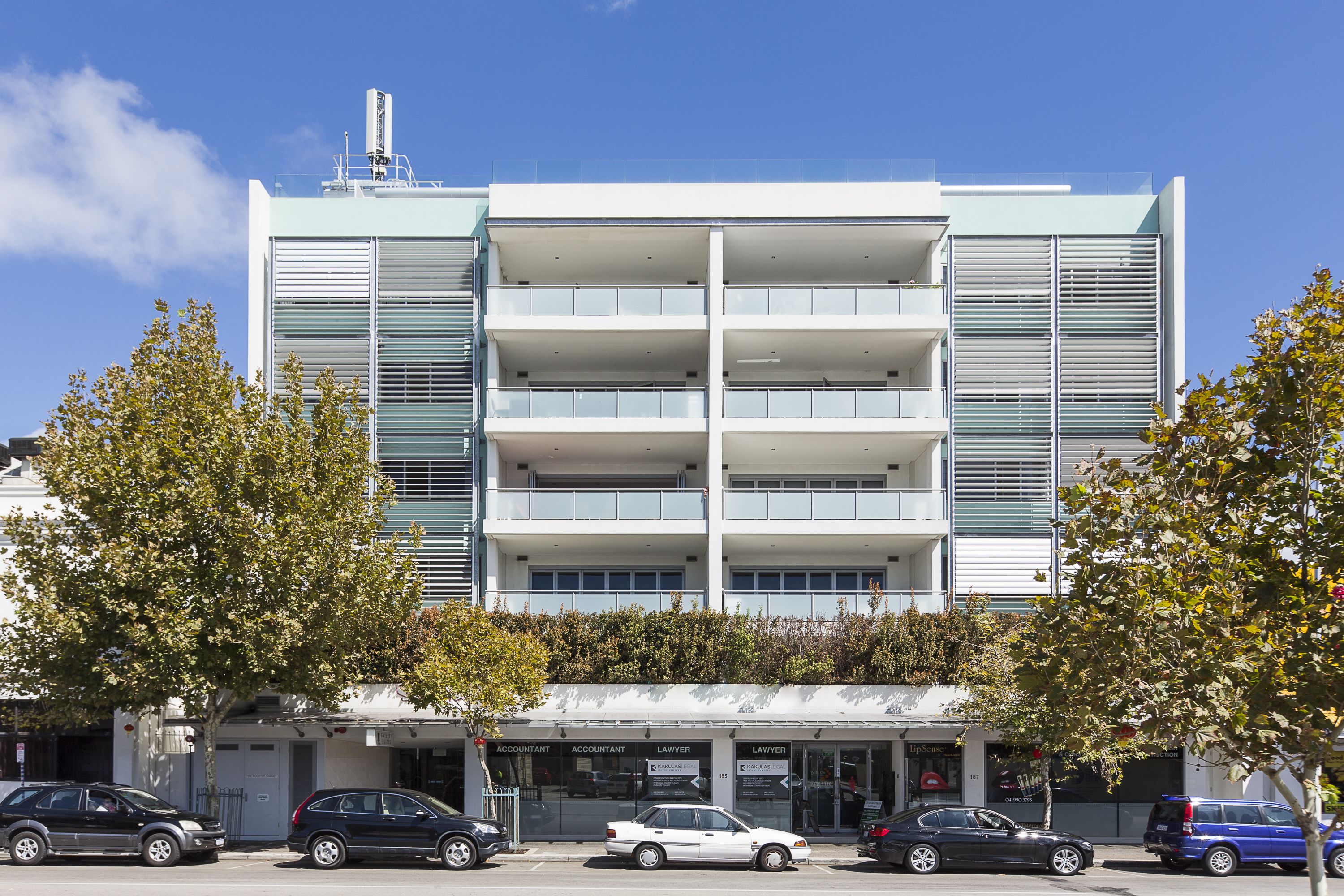 Façade de l’hébergement