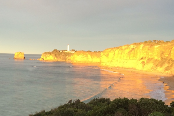 Vue depuis lâhĂ©bergement