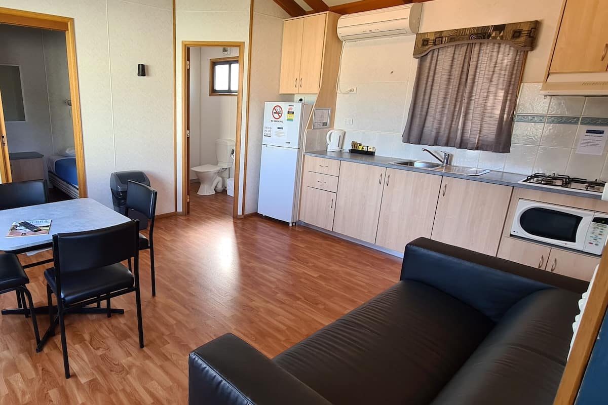 Standard Cabin, 2 Bedrooms, Non Smoking, Kitchen (Bungalow) | Living area | TV