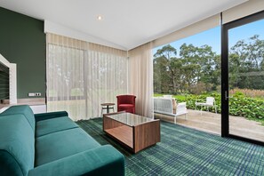 2 Bedroom Acacia Apartment | Living area | 55-inch Smart TV with digital channels, TV - Eden Oak Geelong (East Geelong)