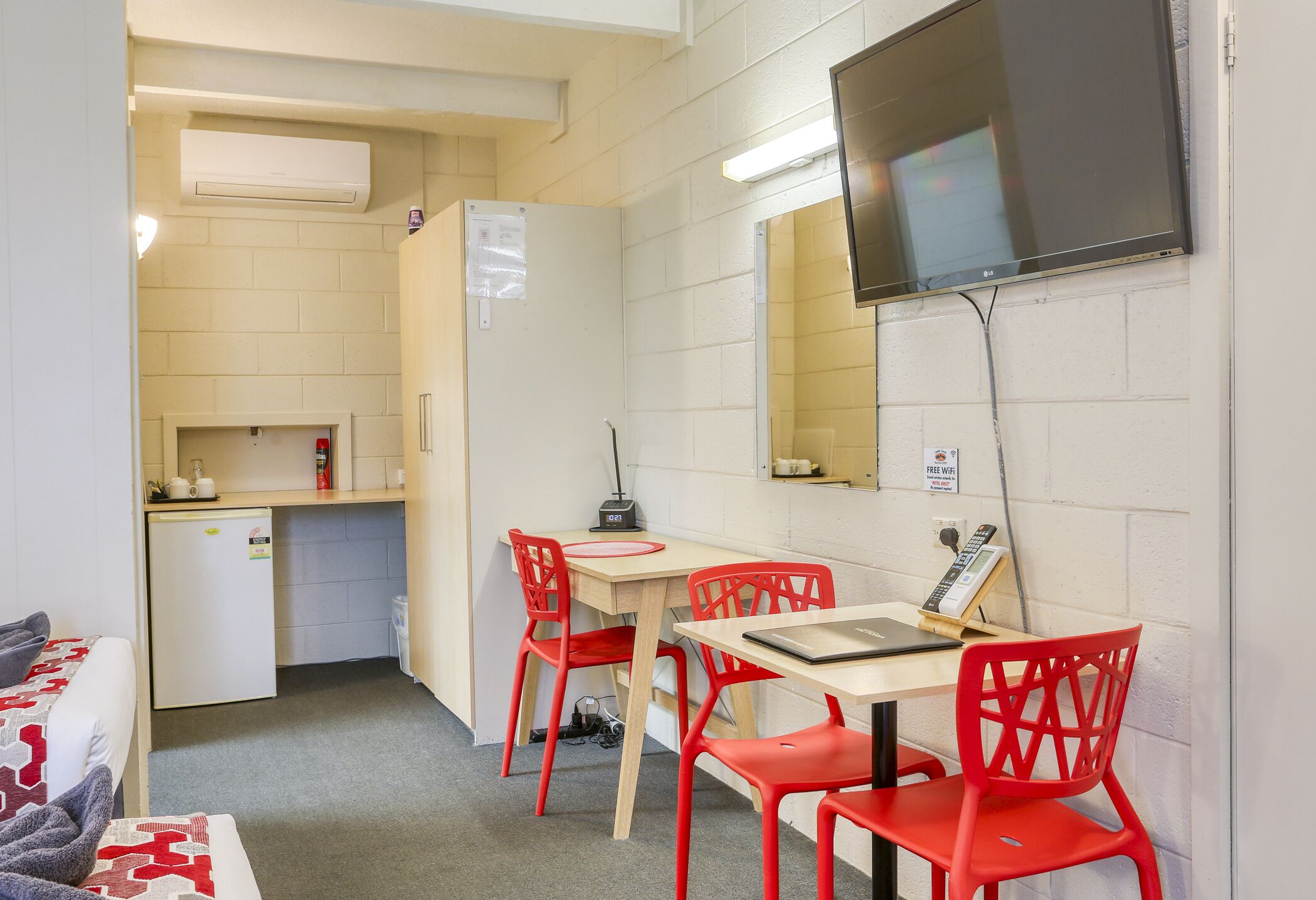 Interconnecting Rooms | Laptop workspace, blackout curtains, iron/ironing board, free WiFi