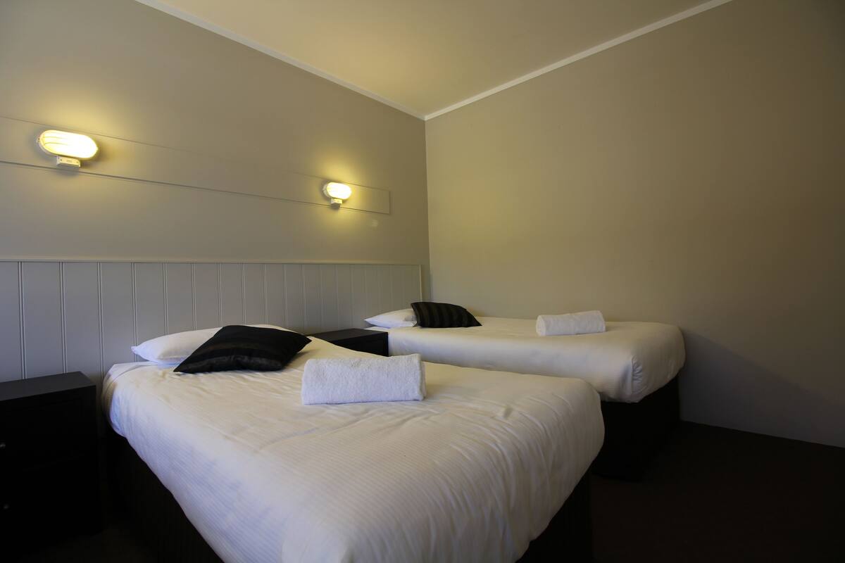 Premium bedding, memory foam beds, iron/ironing board (on request)