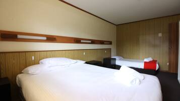 2 Bedroom Unit (1 Queen, 3 Singles, 1 Bunk Bed) | Premium bedding, memory foam beds, iron/ironing board, bed sheets