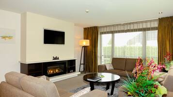 Three Bedroom Apartment | Premium bedding, blackout drapes, soundproofing, iron/ironing board