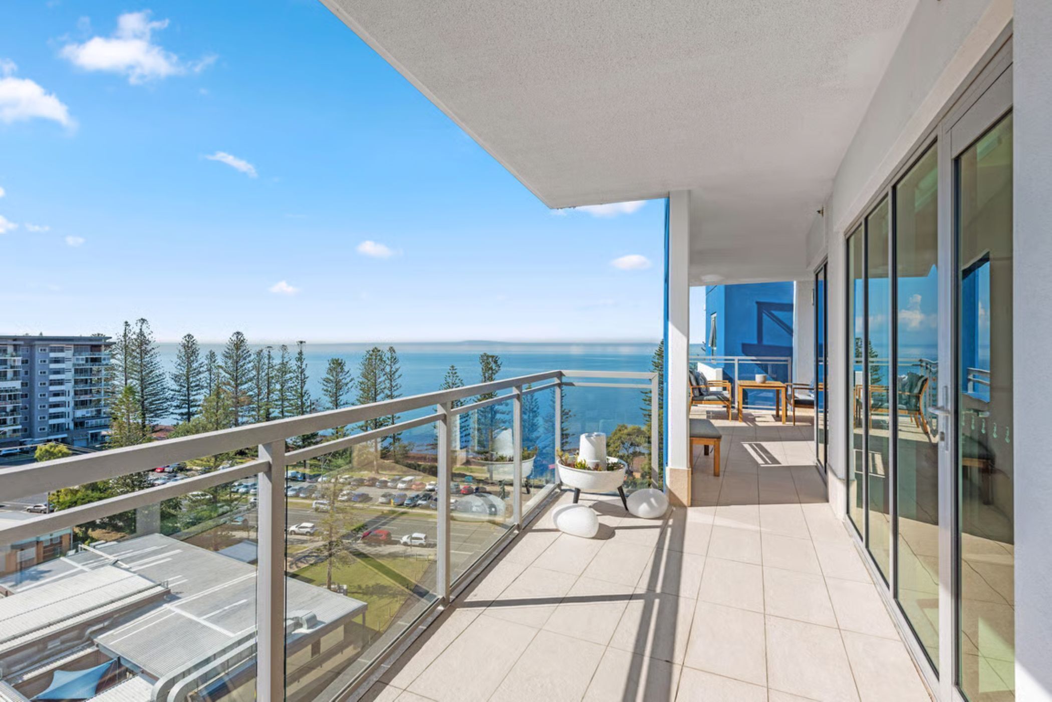 Two Bedroom Skyview Apartment | Balcony view