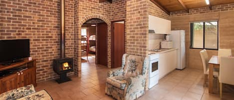 Rammed Earth Chalet | Living area