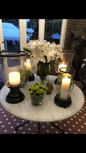 Sitteområde i lobbyen