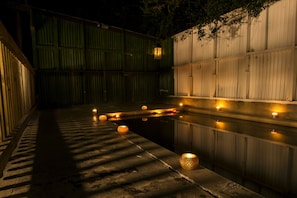 Piscine extérieure, piscine naturelle