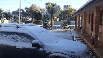 Family Room, Refrigerator & Microwave, Ground Floor | Parking