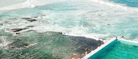 Vue sur la plage/l’océan