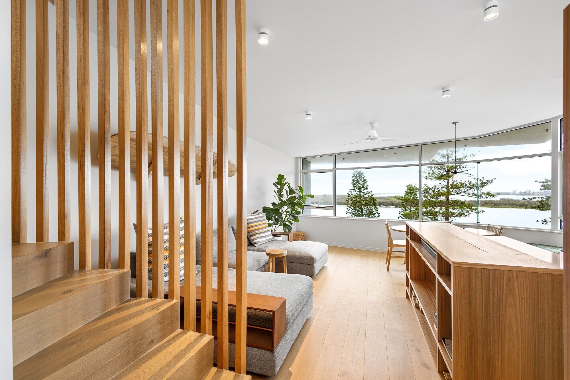 Deluxe Penthouse, Ocean View | Living area | Flat-screen TV, Netflix, streaming services