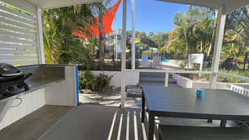 Deluxe Poolside Villa, 2 Bedrooms, Pool View | Terrace/patio