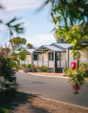 Premium Chalet, 2 Bedrooms, Non Smoking, Kitchen | Iron/ironing board, bed sheets - Jurien Bay Tourist Park (Jurien Bay)