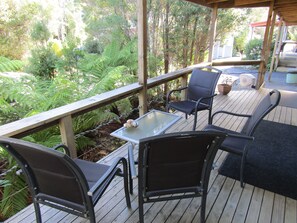 Standard Apartment, 2 Bedrooms, Kitchen (Apt. Unit 4) | Terrace/patio - The Crays Accommodation (Strahan)