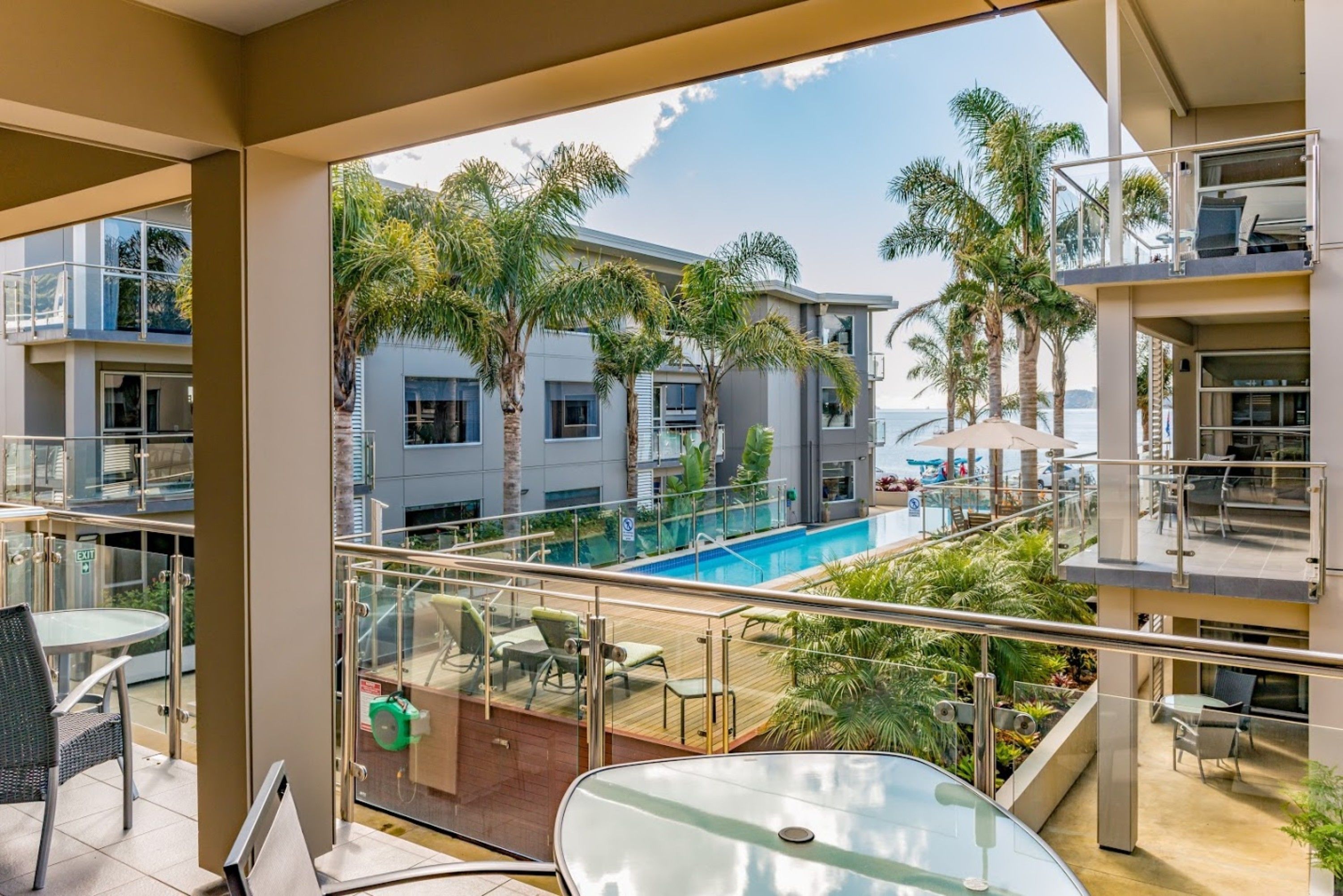 Standard Apartment, 2 Bedrooms (Ocean View) | Terrace/patio