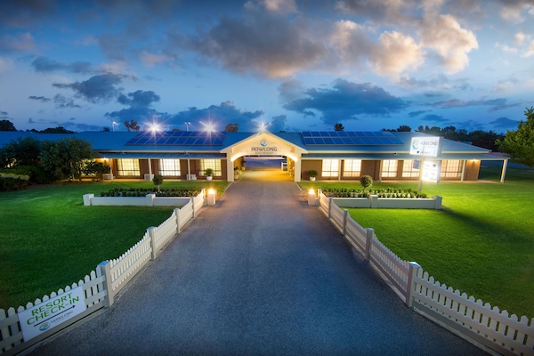 Front of property - evening/night