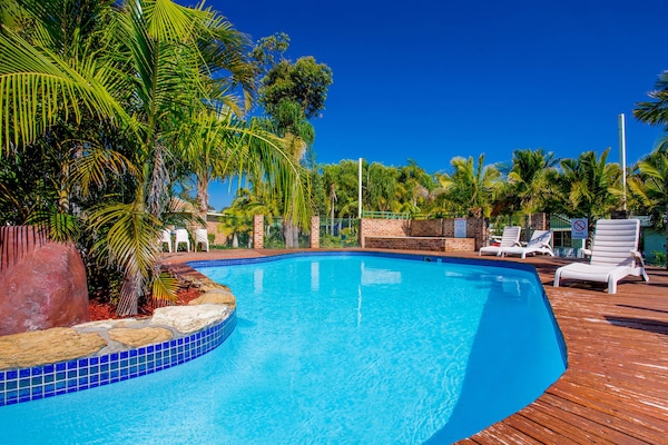 Indoor pool, outdoor pool