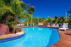 Indoor pool, outdoor pool