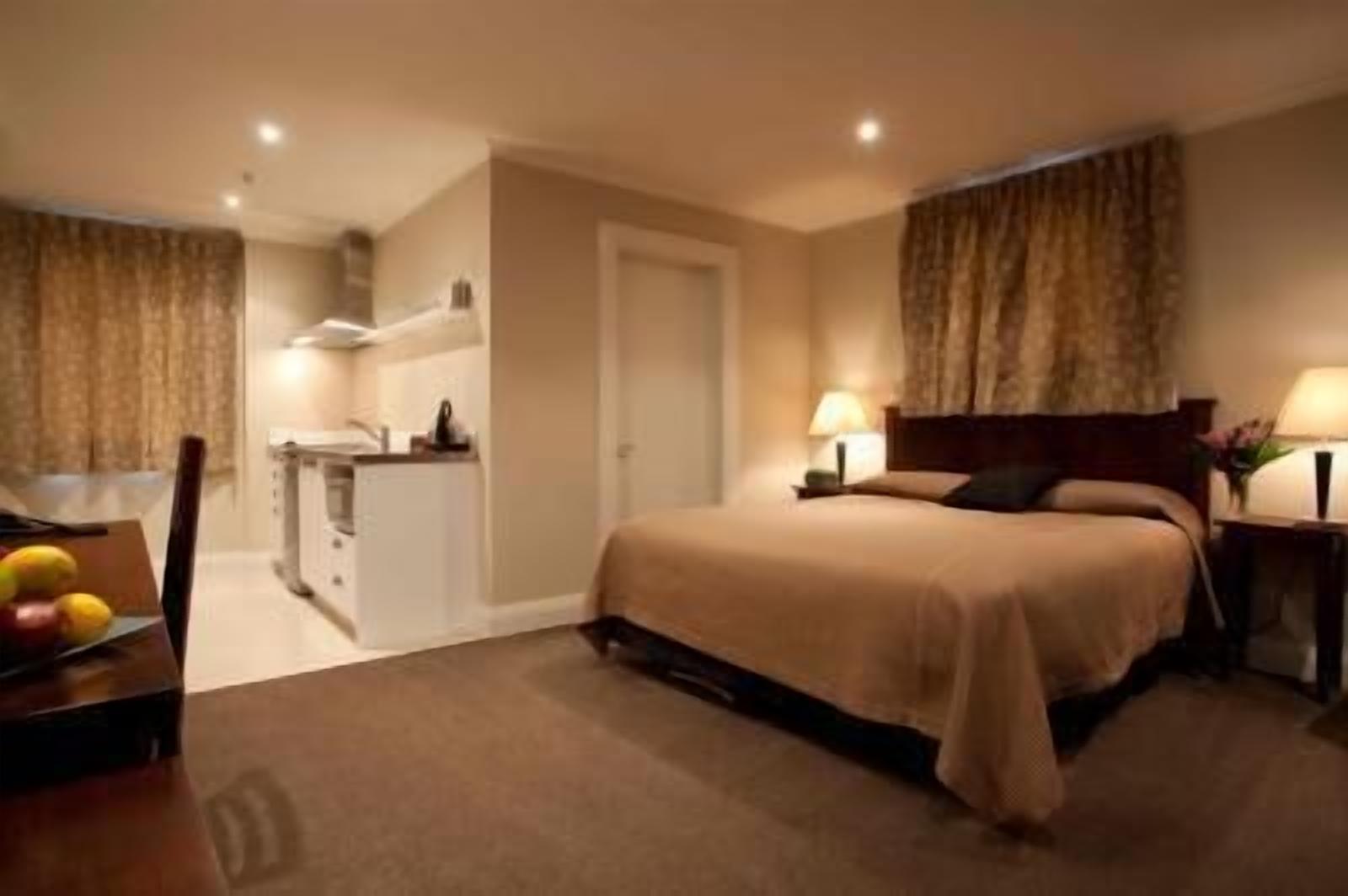 Desk, iron/ironing board