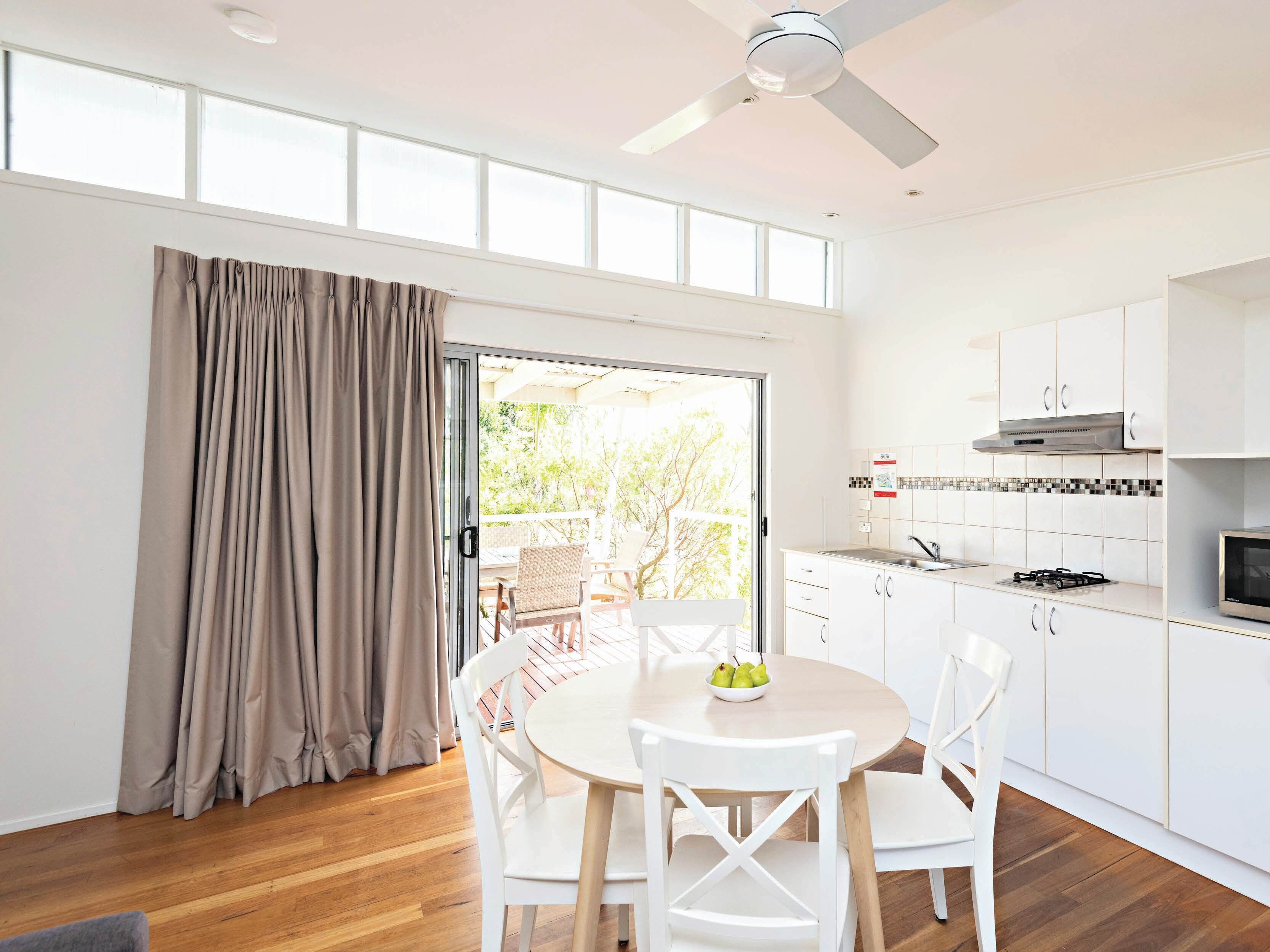 Sea Breeze Villa  | Private kitchenette | Full-sized fridge, microwave, stovetop, electric kettle