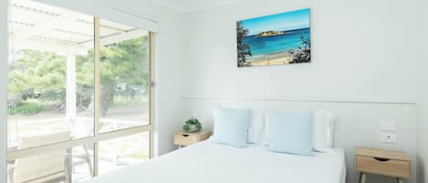 客房, 2 间卧室 | 熨斗/熨衣板、免费婴儿床、床单