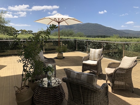 Outdoor wedding area