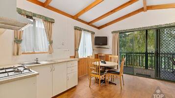 Family Cabin, 2 Bedrooms | Living area | TV