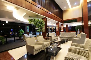 Lobby sitting area - Grand Hatika Hotel (Tanjung Pandan)
