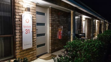 Front of property – evening/night