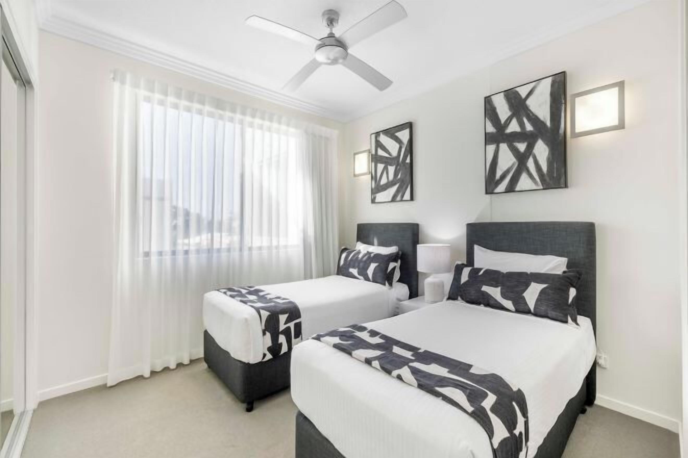 Individually decorated, individually furnished, laptop workspace