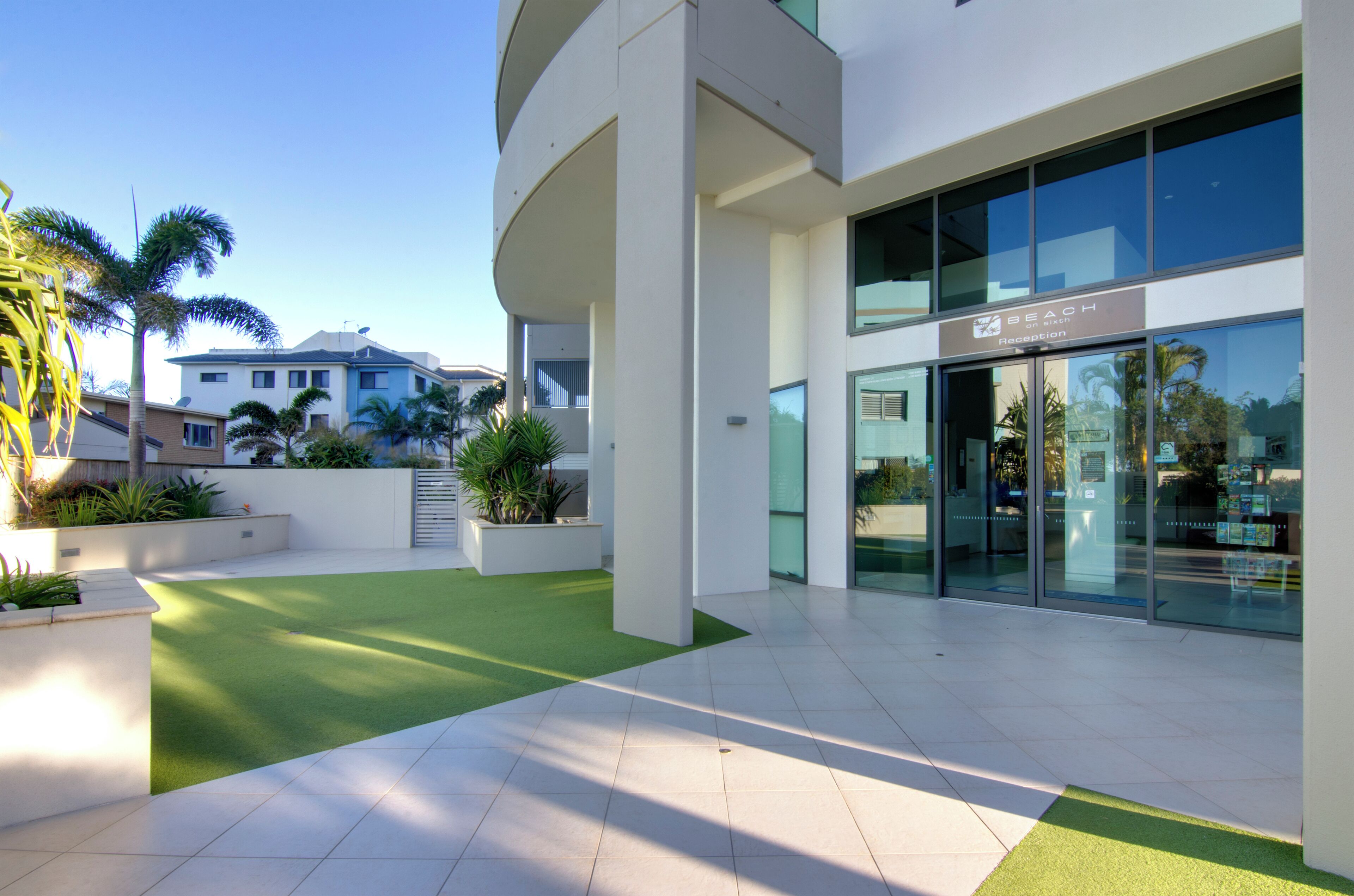 Facciata della struttura