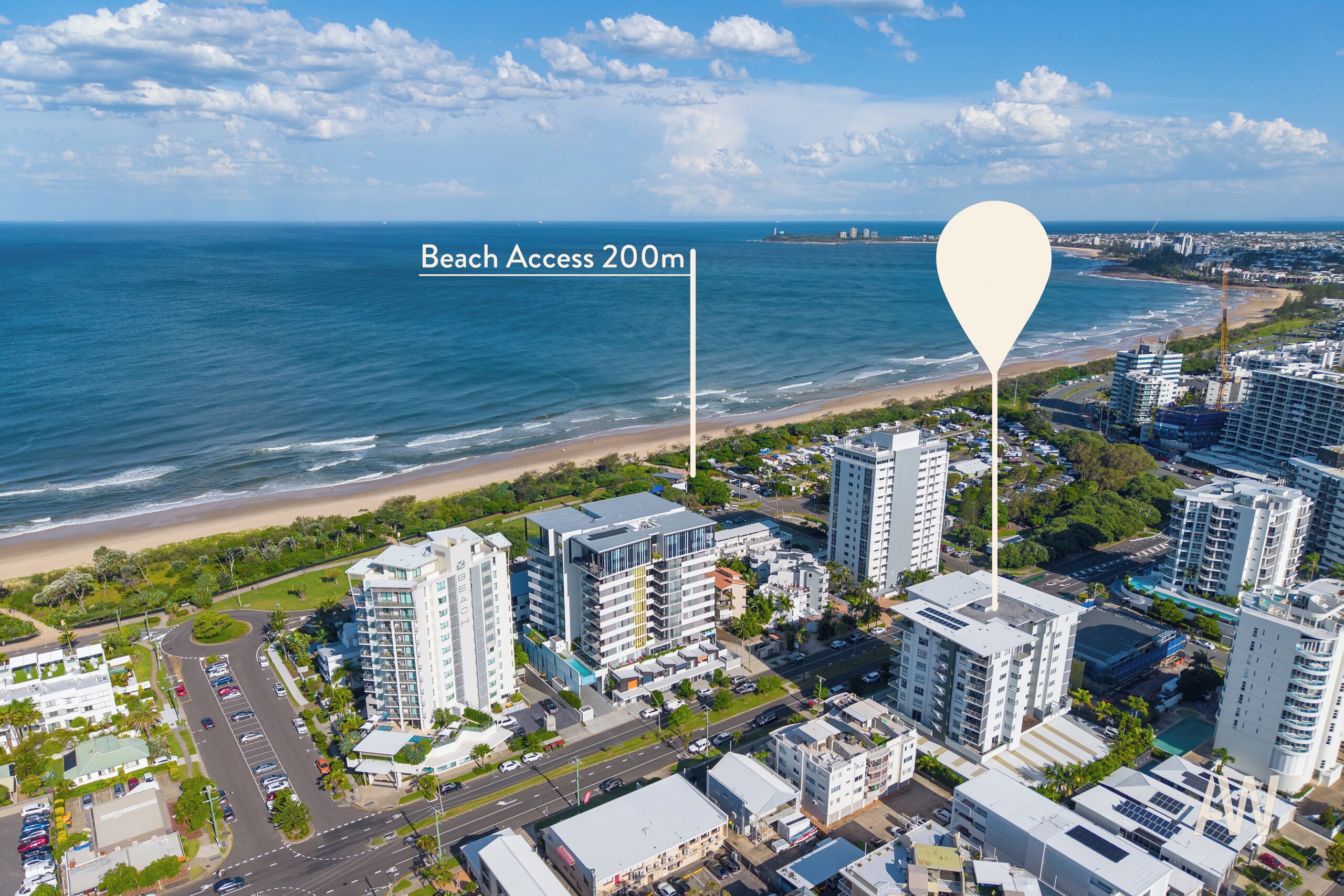 Verve - 2 Bedroom Partial Ocean View Apartment (located 150m away at 92 Sixth Ave, Maroochydore)