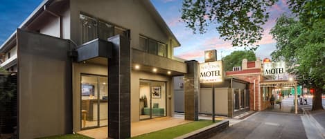 Façade de l’hébergement