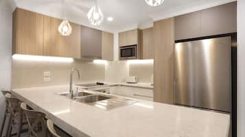 Appartamento Executive, 3 camere da letto | Cucina privata | Microonde, bollitore elettrico, tostapane