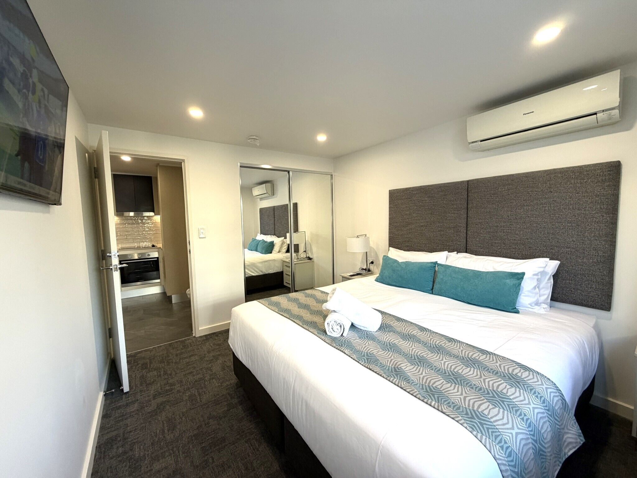 Newly Renovated One-Bedroom Family Apartment with Terrace | Blackout drapes, iron/ironing board, cribs (free), WiFi (free)